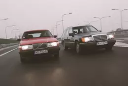 Mercedes S124 kontra Volvo 740 kombi