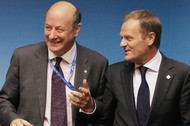 Jacek Rostowski i Donald Tusk