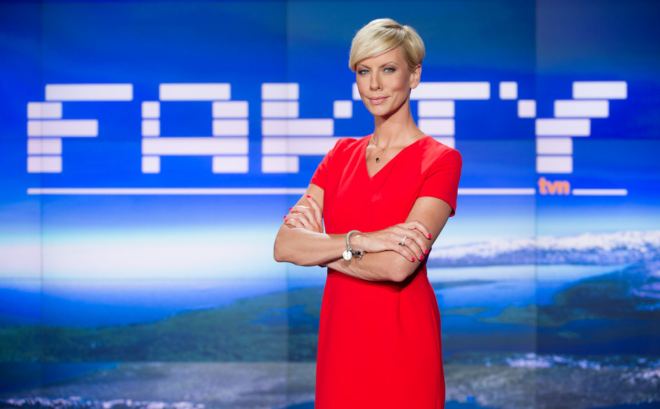 Anita Werner od 2003 roku prowadząca "Fakty" TVN