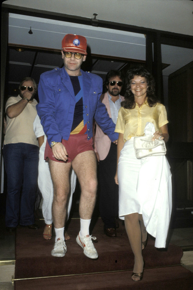 Elton John i Renate Blauel