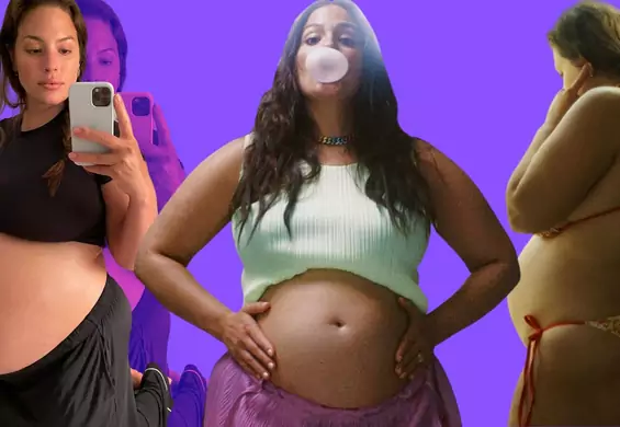 Modelka Ashley Graham nie retuszuje zdjęć i pokazuje, że ciało w ciąży jest seksowne