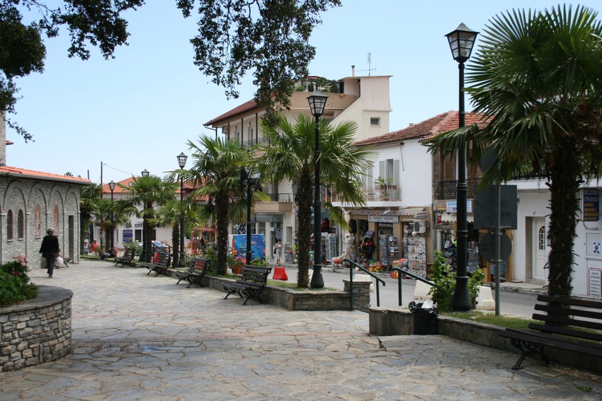 Grčko letovalište, ilustracija