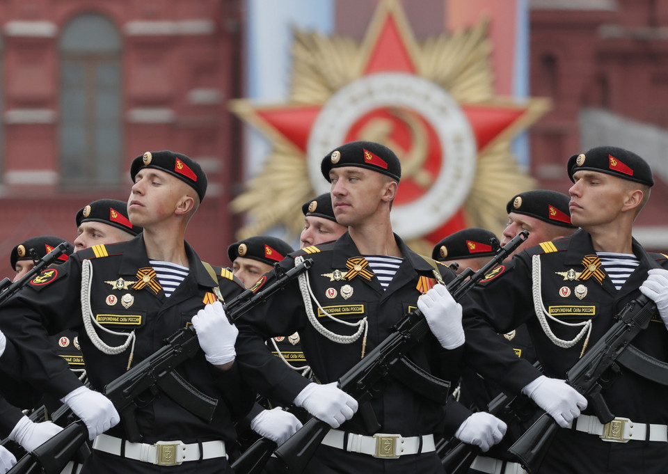 Żołnierze rosyjskiej marynarki wojennej