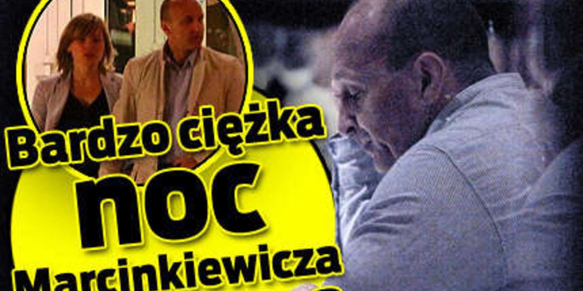 Ciężka noc Marcinkiewicza. Co się stało?