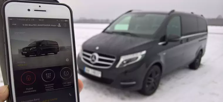 Klasa V pod kontrolą smartfona. Test Mercedes Me