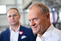 Wybory 2023. Tusk: Kaczyński sfinansował rozwój gospodarki niemieckiej. To jest dopiero kolaborant