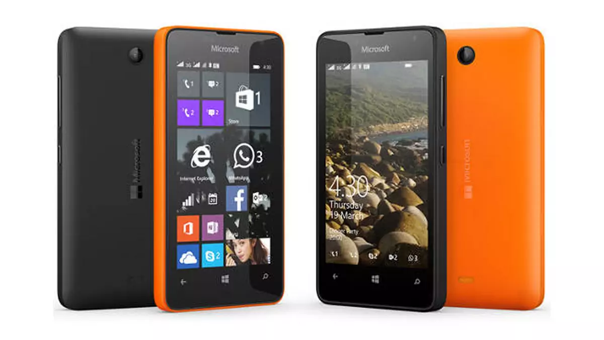 Microsoft prezentuje Lumię 430 Dual SIM