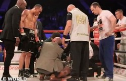 Nick Blackwell zapadł w śpiączkę po przegranej walce z Chrisem Eubank'em Jr. WIDEO