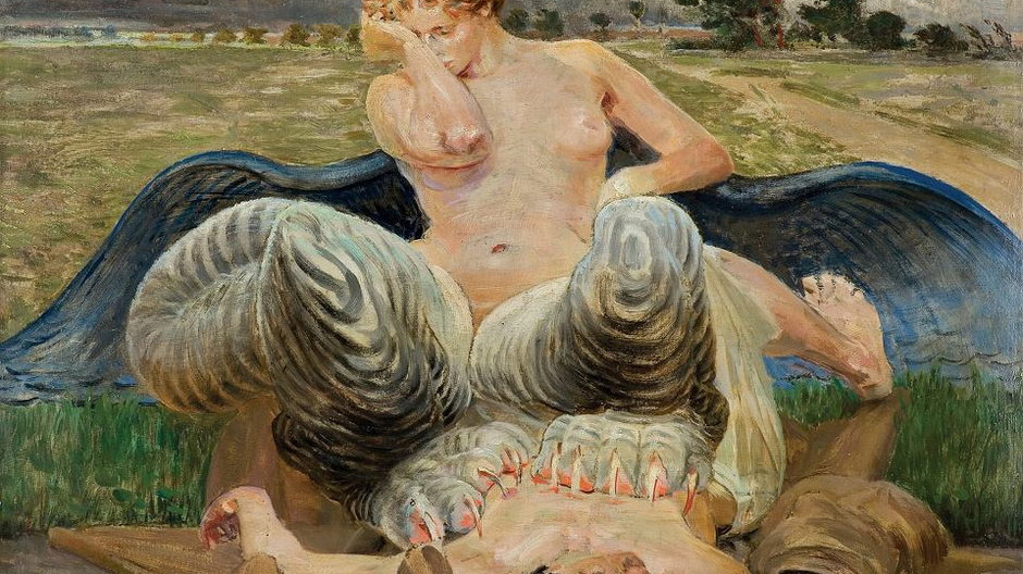 Jacek Malczewski, "Artysta i Chimera" (fot. Dom Aukcyjny Agra Art)