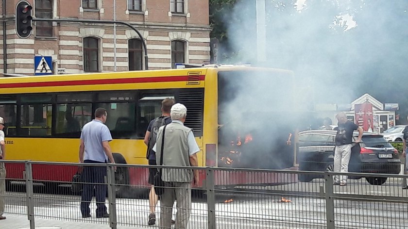 Pożar autobusu MPK