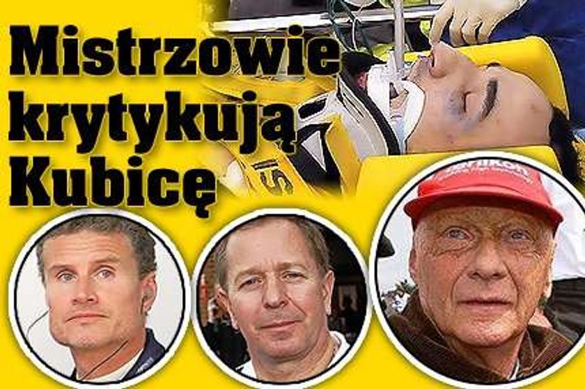 Mistrzowie krytykują Kubicę. Którzy?