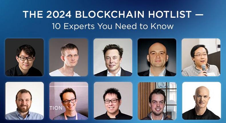 The 2024 blockchain hotlist – 10 experts you need to know