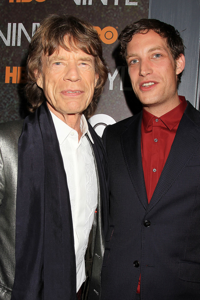 Wielodzietne rodziny zagranicznych gwiazd: Mick Jagger (na zdjęciu z synem Jamesem)