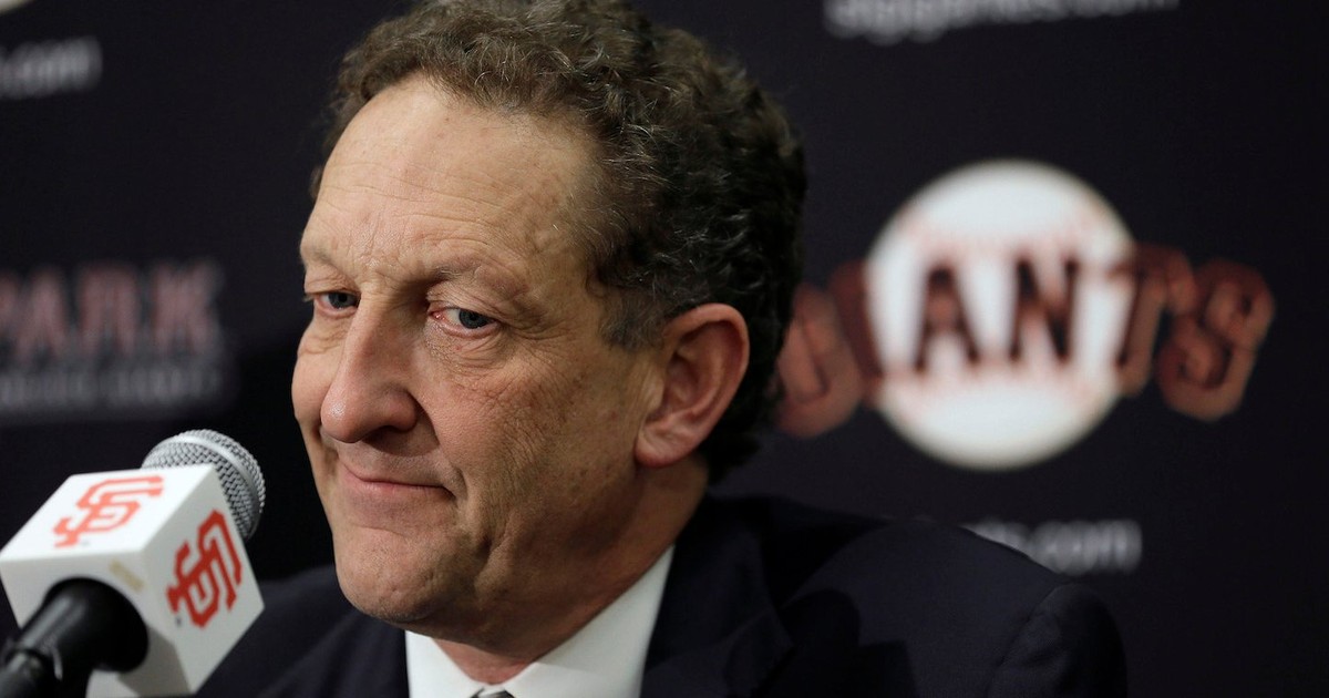Video shows San Francisco Giants CEO Larry Baer in a physical(01)