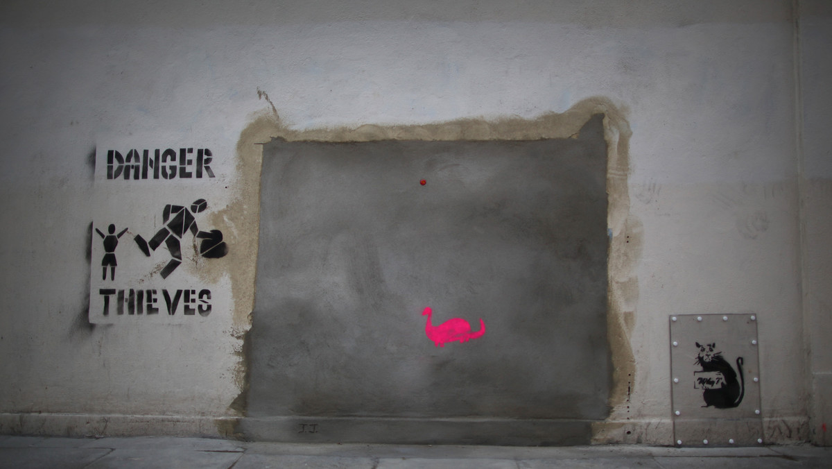 Zniknęło dzieło Banksy'ego. Reakcja artysty, fot. Getty Images/FPM