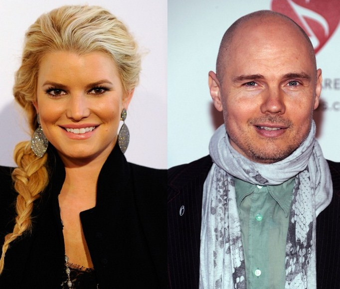 Jessica Simpson i Billy Corgan (fot. Getty Images)