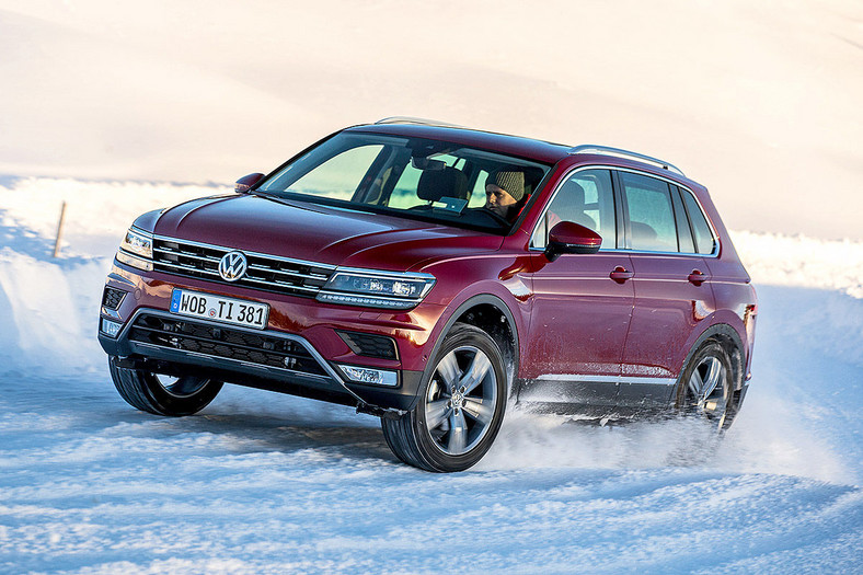 Nowy Volkswagen Tiguan - stabilny nawet na lodzie