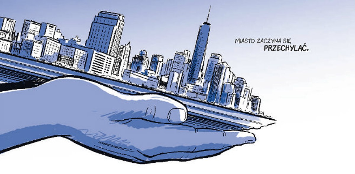 Kadr z komiksu "Stwórca". Fot. Wydawnictwo Komiksowe