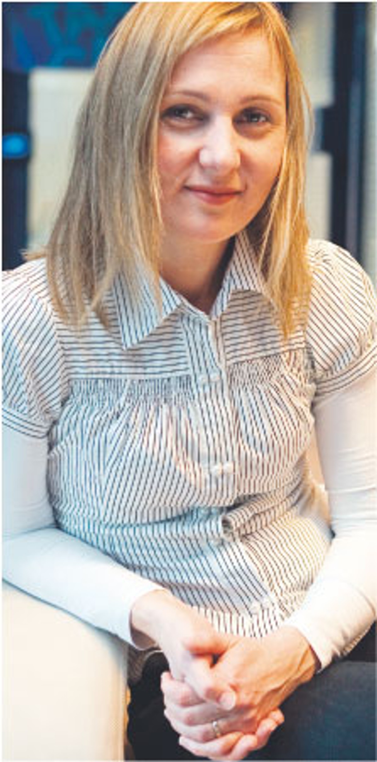 Agata Szymborska-Sutton, analityk Tax Care, firmy zajmującej się obsługą księgowo-finansową małych przedsiębiorstw Fot. Wojciech Górski