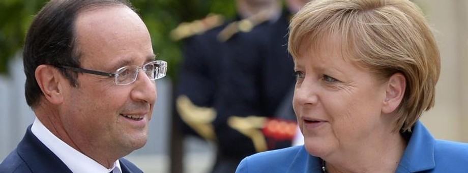 Hollande i merkel