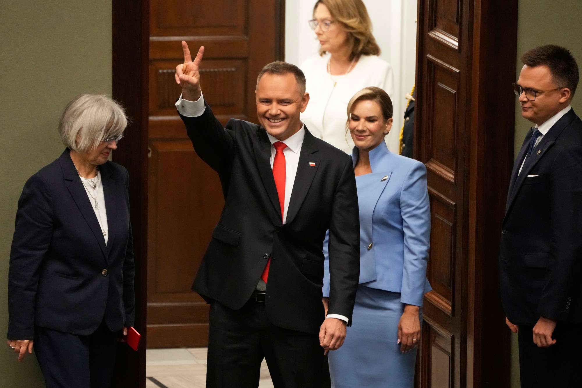 Nový poľský prezident Karol Nawrocki.