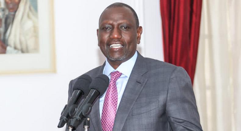 President William Ruto addressing a delegation of Jubilee MPs at State House on Wednesday, February 8, 2023