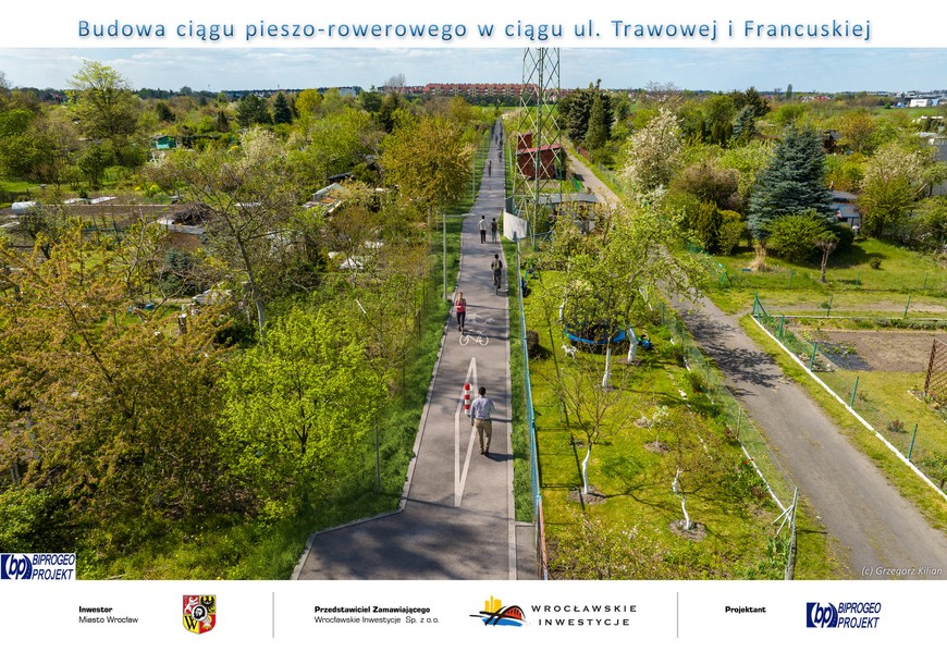 Tak ma wyglądać trasa dla pieszych i rowerzystów prowadząca w kierunku Ślęzy