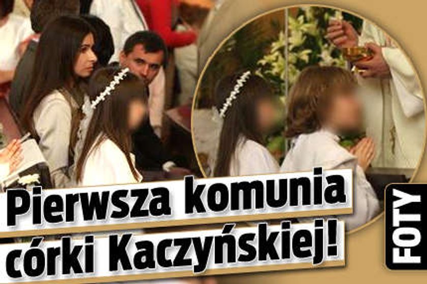 Pierwsza komunia córki Kaczyńskiej! FOTY