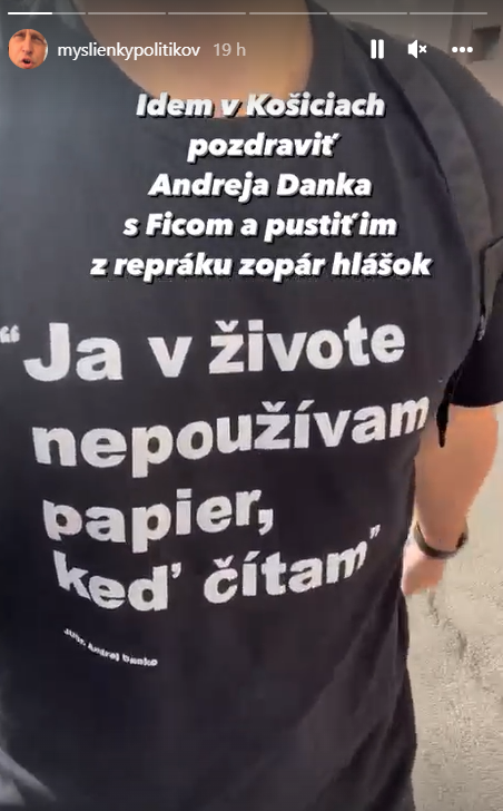 Tričko s citátom