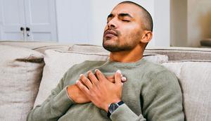 If you're under age 45 and don't have any risk factors for heart disease, your chest pain is more likely due to anxiety or a panic attack.Moyo Studio/Getty Images