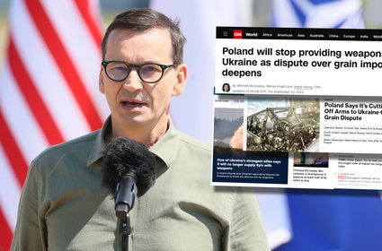 Morawiecki na czołówkach światowych mediów. "Groźba zerwania sojuszu"