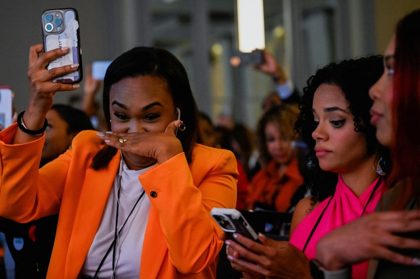 Novinarke na susretu sa Trampom | Foto: REUTERS/Vincent Alban