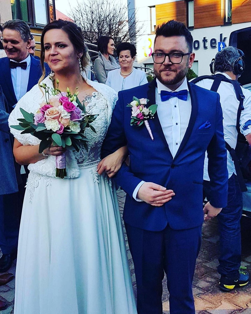 Agnieszka Łyczakowska i Wojciech Janik ze „Ślubu od pierwszego wejrzenia”. 