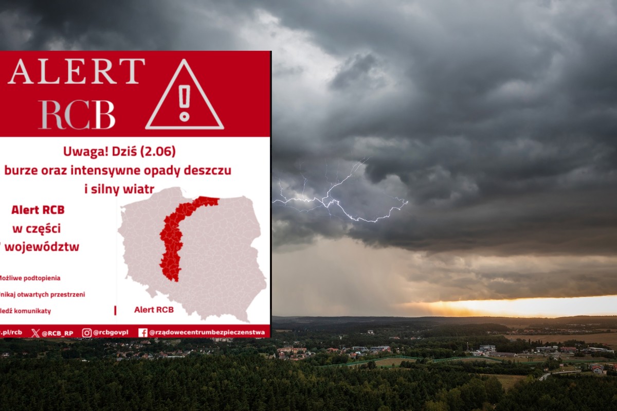 Alert RCB dla siedmiu województw