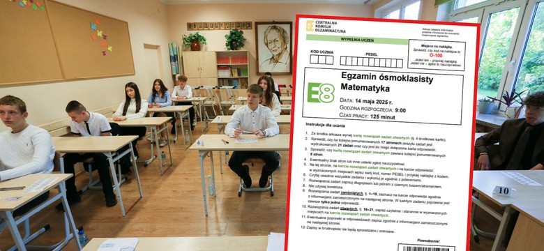 Egzamin ósmoklasisty 2025. Matematyka [ARKUSZE CKE]