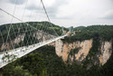 Szklany most w Zhangjiajie, Chiny