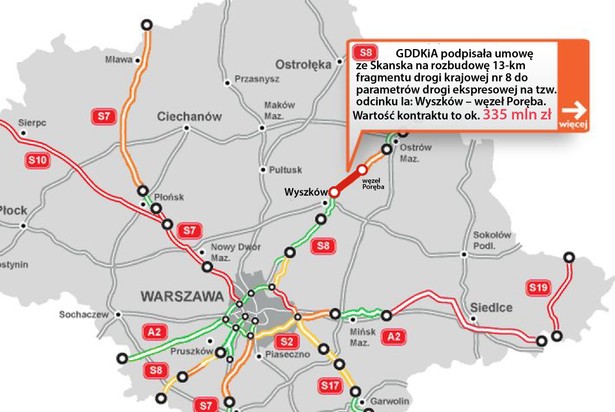 S8 - Wyszków – węzeł Poręba