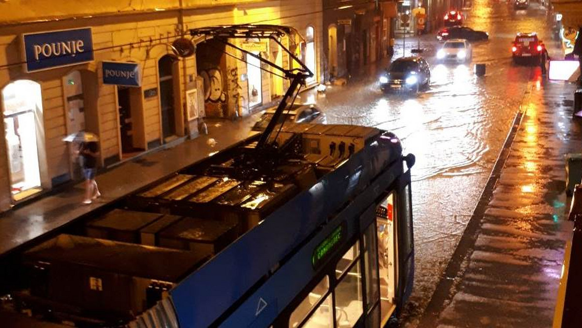 Chorwacja: Nawałnica w Zagrzebiu. Wiele ulic zalanych