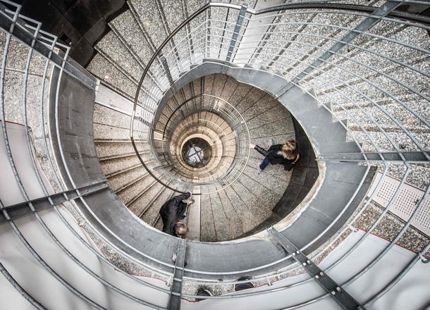 Spiral Staircase in Mainz, Germany