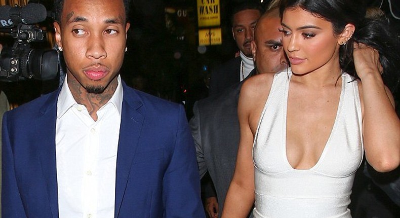 Kylie Jenner, Tyga arrive together at post-AMA party in L.A amid reports of a split