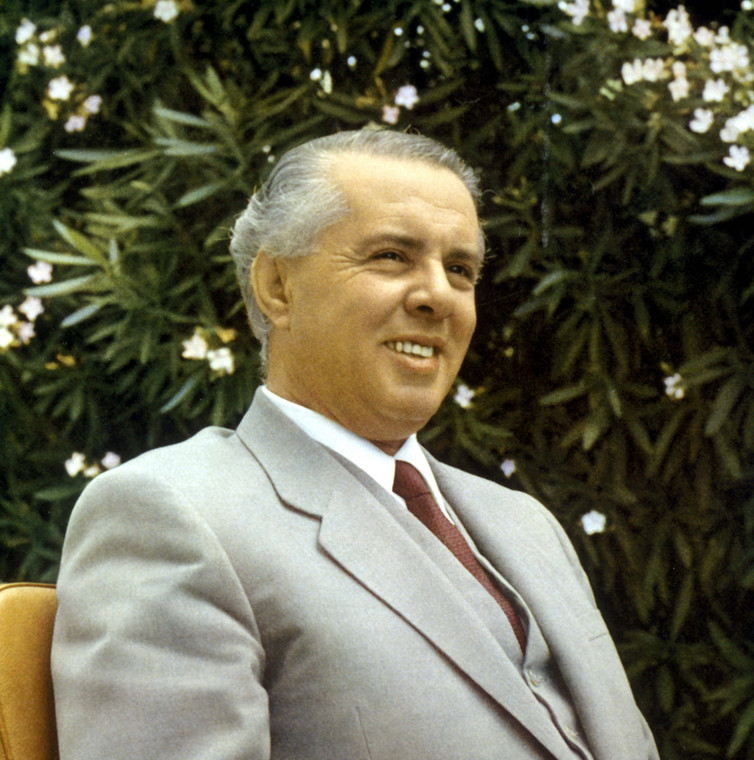 Enver Hoxha w 1980 r.