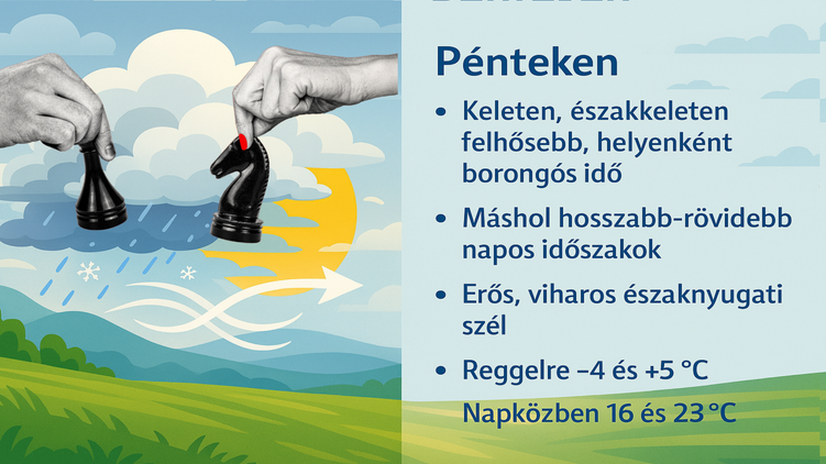 hírek, friss orvosmeteorológia, időjárás front péntek