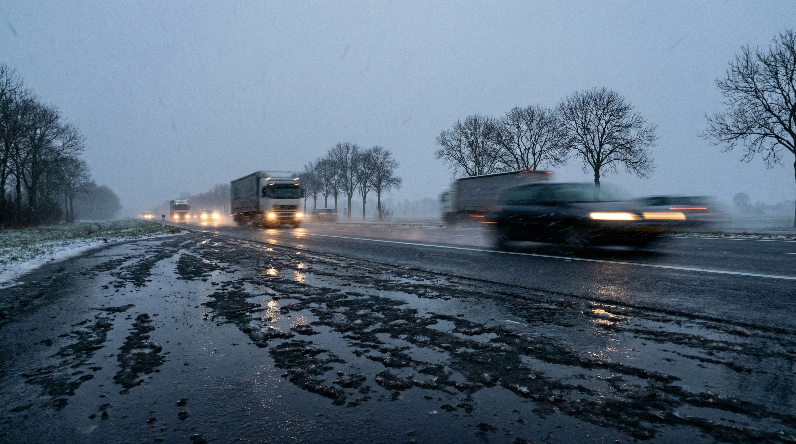 Let op: KNMI roept opnieuw code oranje uit voor noorden wegens ijzel vannacht