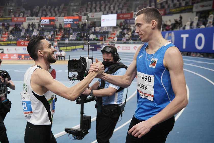 Adam Kszczot pogratulował Dobkowi złotego medalu na 800 m