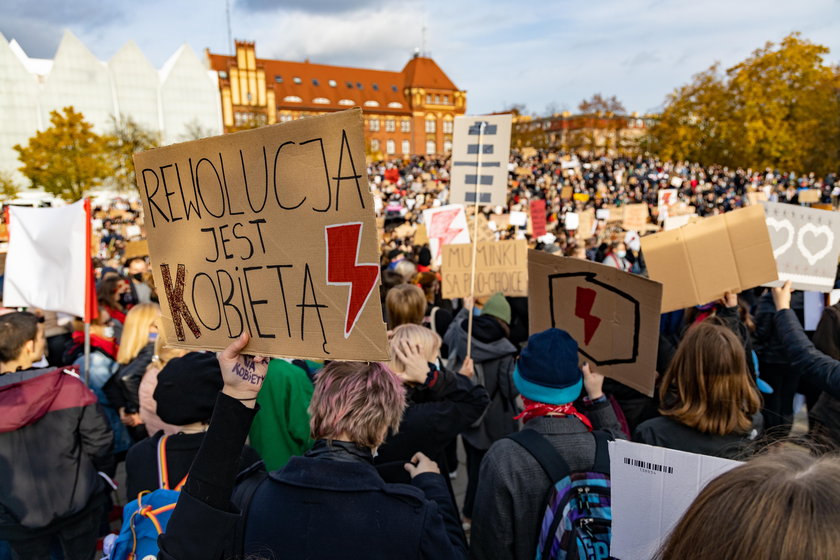 Protest Kobiet w Szczecinie