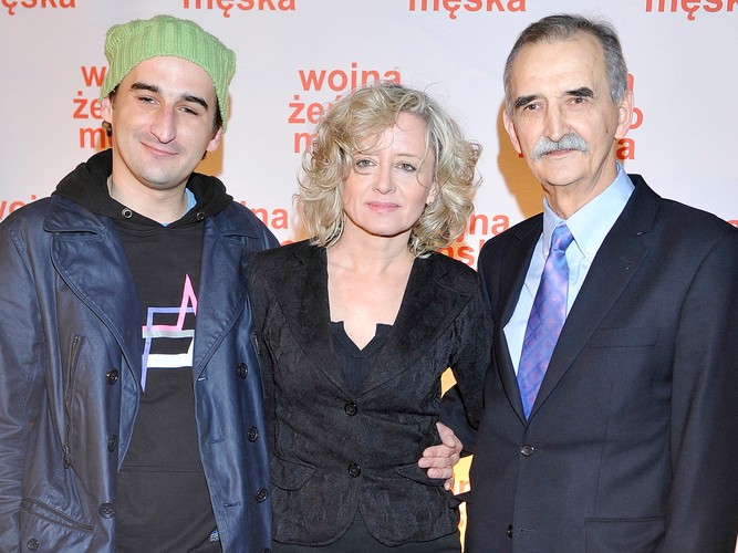 Michał Koterski, Małgorzata Bogdańska i Marek Koterski