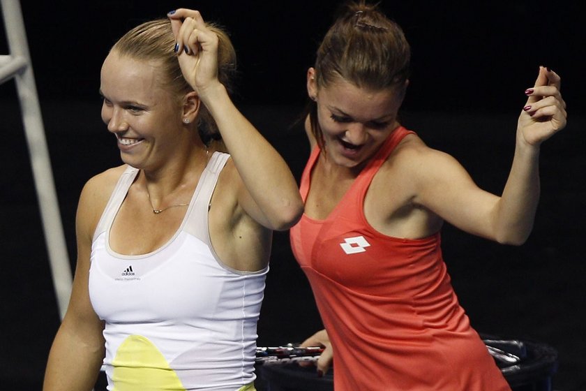 Agnieszka Radwańska o Caroline Wozniacki świetnie bawiły się w swoim towarzystwie.