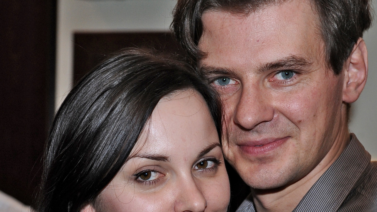 Marcin Kwaśny z żoną Dianą / fot. MW Media