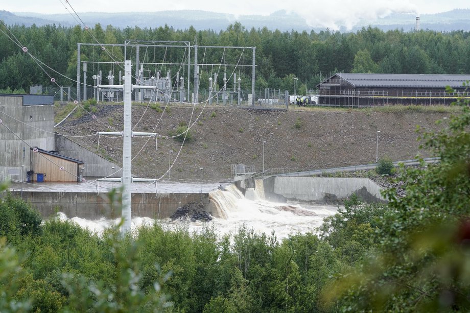 Zapora w Brasfereidfoss