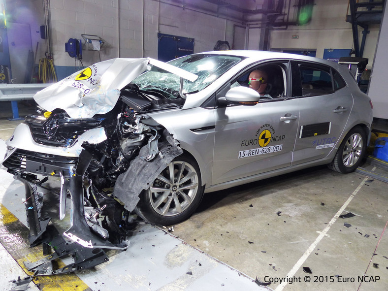 Renault Megane - test zderzeniowy